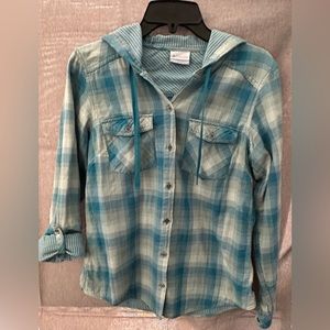Columbia button up hoodie size small
